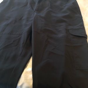 Cargo like black pants.